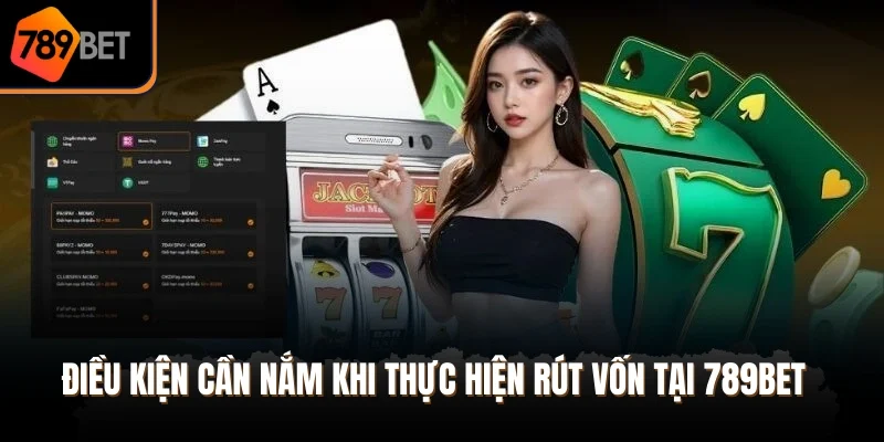 Điều kiện cần nắm khi thực hiện rút vốn tại 789Bet