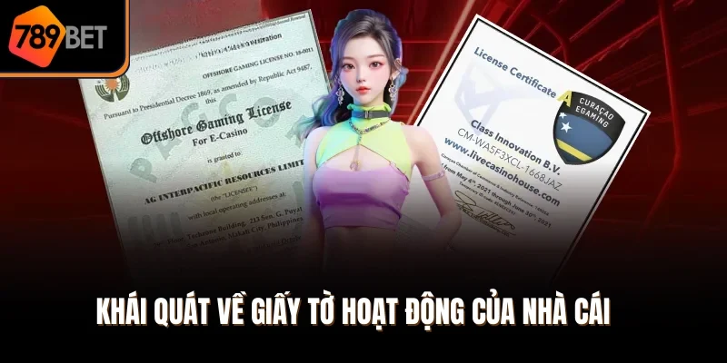 Khái quát về giấy tờ hoạt động của nhà cái 